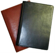 Black & British Tan Full Grain Leather Bound Journals